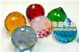 K9一级水晶球灯饰球 水晶散珠各种颜色水晶球 DIY水晶灯配件吊坠