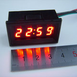 0.30 车载改装LED电子时钟 汽车数显时间表 数字时钟表夜光秒表