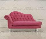 特价欧式新古典布艺贵妃椅沙发实木现代时尚床边椅休闲榻简约欧式
