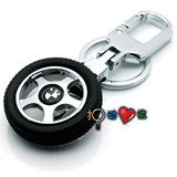汽车轮胎钥匙扣 创意礼品钥匙圈BMW 汽车钥匙链(可刻字logo)