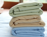 外贸原单 冬季纯棉全棉布起毛绒布纯色单人单件学生保暖床单床罩