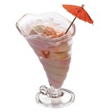 批发 玻璃雪糕杯海螺杯奶茶杯果汁杯冰淇淋杯冰沙杯沙拉杯