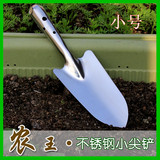 园艺工具 园林用品 小铲子 不锈钢小尖铲（小号） 种花种菜工
