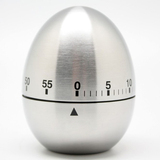 创意不锈钢鸡蛋定时器 机械厨房计时器 60分钟倒计时 提醒器 闹铃