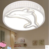 温馨简易现代时尚海豚蝴蝶LED客厅餐厅卧室吸顶灯儿童可爱房间灯
