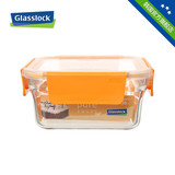 Glasslock韩国进口耐热钢化玻璃饭盒微波炉保鲜盒密封盒1130ml