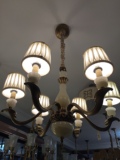 品牌全铜美式客厅卧室玉石吊灯  新中式欧式简欧美式乡村复古吊灯