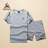 16夏季男士运动套装短袖薄款休闲装大码透气健身跑步运动服卫衣