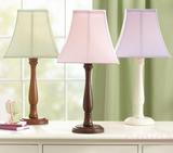 简约现代家居女孩儿童欧式实木台灯创意英伦公主房灯具卧室床头灯