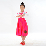 大长今女童服装 传统朝鲜族演出服少数民族 韩国传统韩服儿童款装