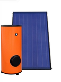 　太阳能热水器蓝膜平板集热器　杭州市区可上门安装