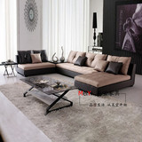 布艺沙发组合简约现代时尚休闲沙发大小户型客厅转角沙发组装沙发