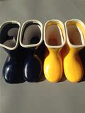 外贸原单出口尾货日本亮色时尚儿童中大童防滑套鞋雨鞋橡胶鞋水鞋