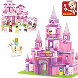 快乐小鲁班公主城堡拼插拼装女孩儿童建筑小屋房子DIY积木玩具