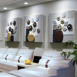 沙发背景墙装饰画客厅现代简约立体浮雕画餐厅三联画壁画卧室挂画