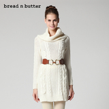 [转卖]【断码】bread n butter面包黄油品牌女装高领麻花羊毛针