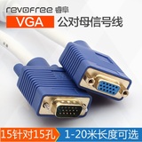 VGA公对母延长线 电脑显示器投影仪加长数据线公母头1米3米5/10米