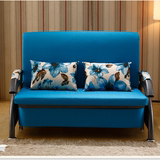 简约现代宜家布艺多功能折叠沙发床0.8米1米1.2米1.5米双人可拆洗