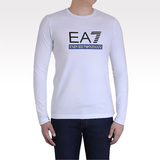 正品新款ARMANI 阿玛尼T恤EA7男装 胶印弹力圆领舒适秋冬长袖T恤