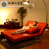 和乐音色 沙发床1.5米1.2双单人日式折叠布艺可拆洗沙发预售