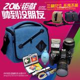 佳能相机包微单EOS M2 M3 G1X单反相机包单肩摄影包腰包70d 750d