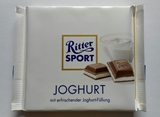 德国原装进口Ritter SPORT酸乳酪运动巧克力 酸乳酪巧