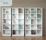 韩式大书柜格子柜书架书房书柜书橱组合储物柜客厅展示柜酒柜壁柜