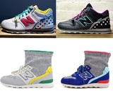 李小鞋NEW BALANCE 女子NB波点 奶牛黑白蓝 WH996BFK/BFW/BXB/BXW