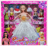 芭比娃娃套装甜甜屋小礼盒生日礼物礼品小女孩洋娃娃玩具衣橱新款