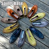 Saints Base春夏新款乐福鞋 英伦布洛克雕花套脚款休闲男鞋豆豆鞋
