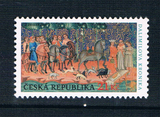 CR0549捷克2015圣诞节宗教绘画邮票1全新1111