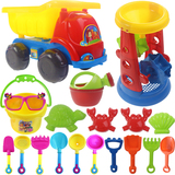 儿童沙滩玩具套装宝宝铲子玩具玩沙工具大号沙漏铲子挖沙玩具车