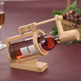 欧式实木马车红酒架酒柜吧台葡萄酒瓶架子创意高档酒具木质酒架