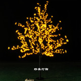 led仿真樱花桃花树灯1.5米景观庭院户外树灯草坪灯装饰灯发光树灯