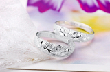 [转卖]香港皇家帝豪国际珠宝纯银戒指周六福s990满天星情侣
