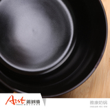 雅诚德砂锅炖锅煲汤陶瓷耐高温瓷煲黑色石锅奶锅炖煲带柄多色锅盖