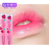 泰国彩妆Mistine 草莓变色润唇膏 自然红润滋润保湿1.7g 包邮正品