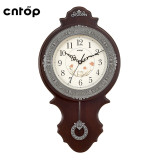 CNTOP时钟欧式挂钟创意客厅现代个性壁钟豪华艺术高档大号静音钟