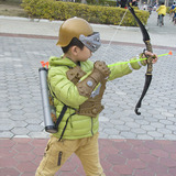 儿童弓箭玩具 男孩骑士盾牌宝剑玩具 户外射击 弓箭男生玩具包邮