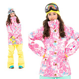 2015加棉单板 滑雪服 女 双板滑雪衣 可配滑雪服套装 防风防水 L