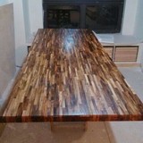 相思木台面板实木吧台板 指接板 工作台面电脑桌面 木质桌子台板