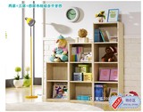 宜家简易实木书柜书架创意自由组合储物柜格子置物收纳小柜子特价