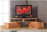 特价欧式纯实木电视柜创意可伸缩地柜组合柜子客厅小户型视听柜