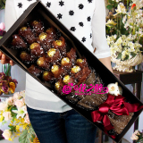 北京巧克力花束礼盒预定 速递 费列罗巧克力花束圣诞节巧克力花束