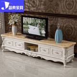 欧式大理石电视柜茶几 餐桌组合实木整装地柜储物 现代户型家具