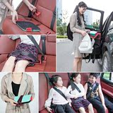 巴米拉3C认证儿童汽车安全座椅车载迷你便携bb折叠安全座垫3-12岁