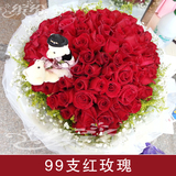 鲜花同城速递玫瑰花束生日情人节上海重庆合肥济南青岛日照鲜花店