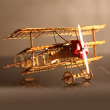猪娃礼物二战飞机军事拼装模型3d立体拼图迷你金属模型创意玩具