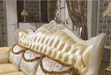 欧式沙发真皮沙发别墅客厅组合 大户型奢华法式实木雕花美式沙发