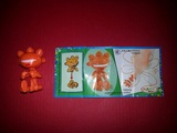 Kinder Toy 健达奇趣蛋玩具 精致公仔 橙色 外星娃娃蜡笔 笔饰
